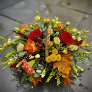 Autumnal Basket Arrangement