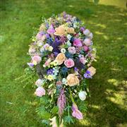 Pastel Casket Spray