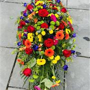 Vibrant Casket Spray