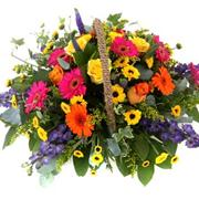 Vibrant Round Basket