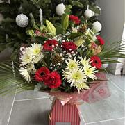 Christmas Box Vase