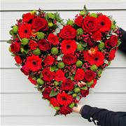 Large Red and Green Heart