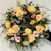 Peach Wreath