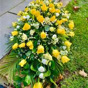 Yellow Roses And Lily Of The Valley 