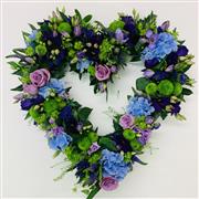 Purple Open Heart