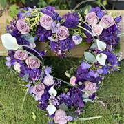 Purple And Lilac Heart