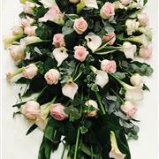 Soft Pink Casket Spray
