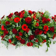 Silk Poppies and Red Fresh Flowers