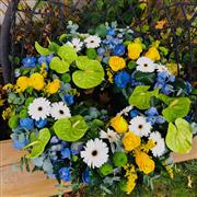 Green Blue and Yellow