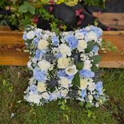 Blue and White Loose Cushion 