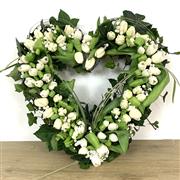 White Tulip Heart