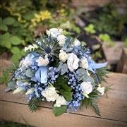 Blue and White Posy