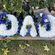 DAD Blue And White