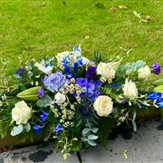 Purple, Blue And White Single Ended Spray