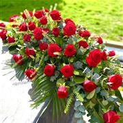 Rose Coffin Spray
