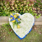 Blue And Yellow Heart