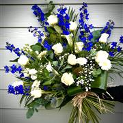 Blue and White Tied Sheaf