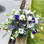 Purple And White Basket