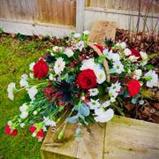 Red And White Basket