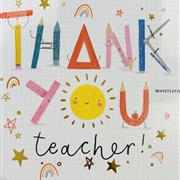 Teachers Thank You Greeting Card