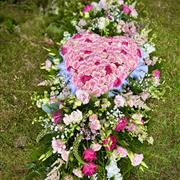 Stunning Heart On A Bed of Flowers