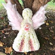 Angel With Pink Feathers