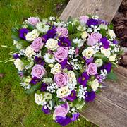 Purple and Lilac Loose Heart
